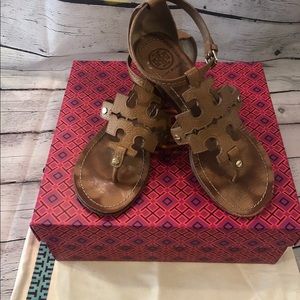 Tony Burch Tumbler Wedge Sandals